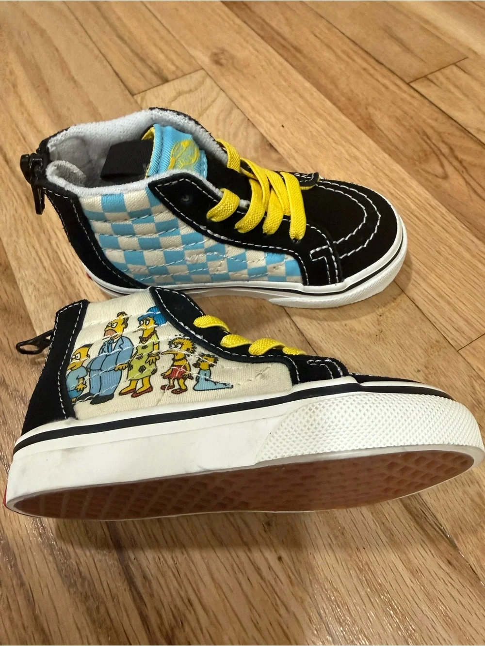 The Simpsons Vans Sk8-Hi Zip